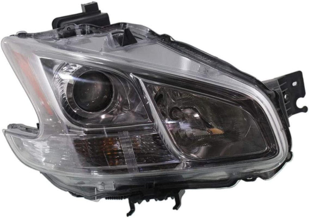 : for Nissan Maxima Headlight Assembly 2009-2014 Passenger Side W/Bulbs HID Type DOT Certified - Replacement for NI2503186 (Vehicle Trim: Sedan)