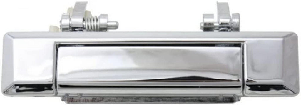 Compatible with Toyota Pickup Exterior Door Handle Front, Passenger Side Chrome (1984-1988) | with Key Hole| Trim:All Submodels