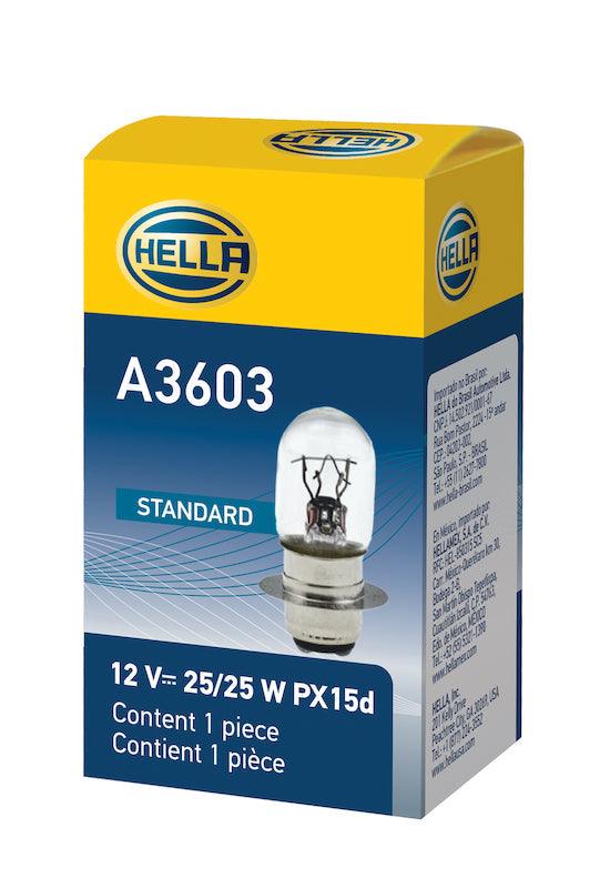 HELLA A3603 Standard Series Incandescent Miniature Light Bulb - greatparts