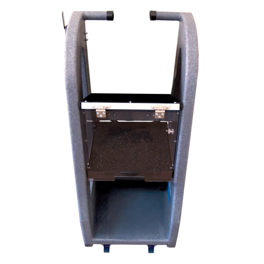 ES-11; Deluxe Equipment Stand with Front Casters and Bottom Compartment - greatparts