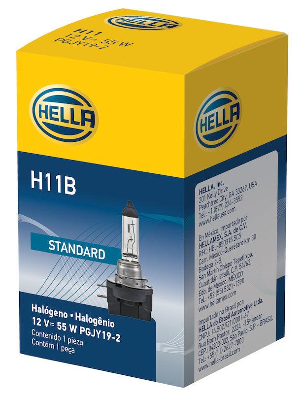 HELLA H11B Standard Series Halogen Light Bulb - greatparts