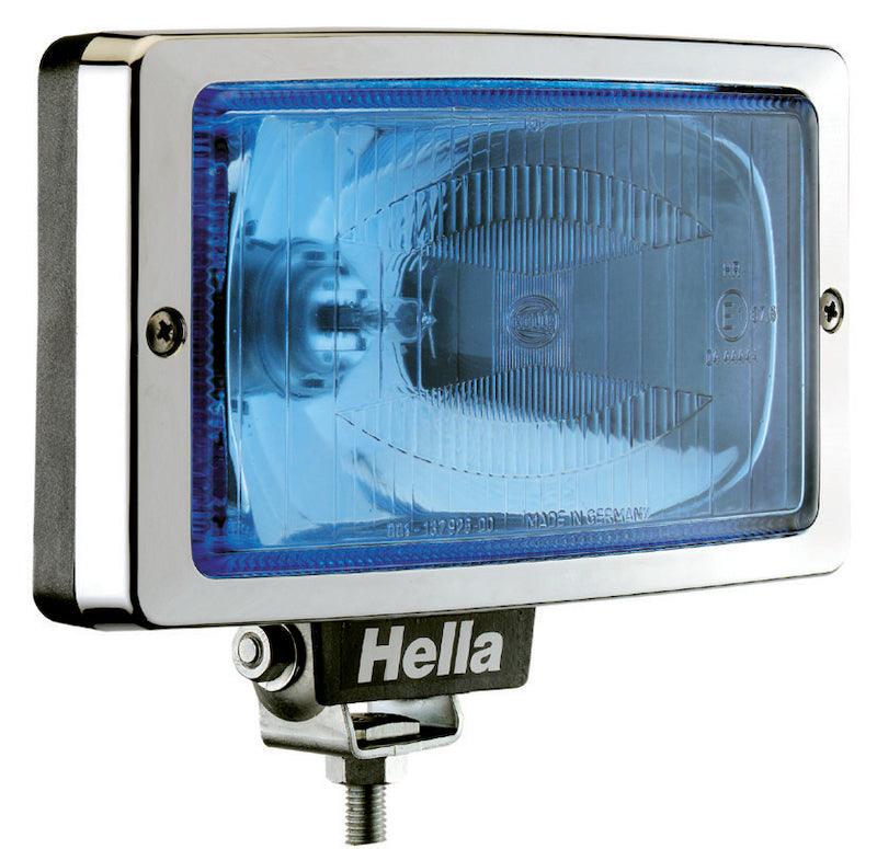 Jumbo 220 Halogen Driving Lamp With Chrome Housing & Blue Lens 12V (Single) - greatparts