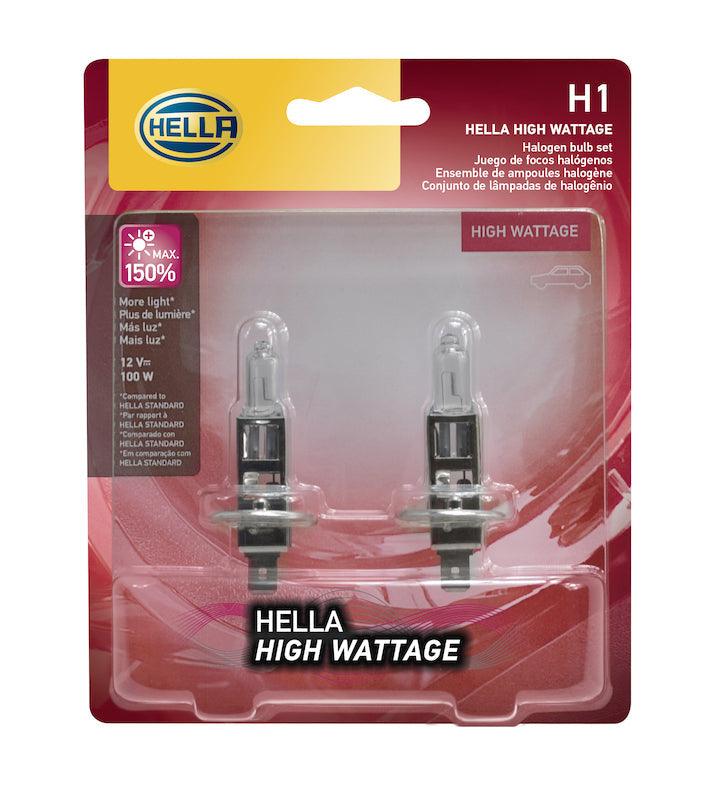 HELLA H1 100WTB High Wattage Series Halogen Light Bulb - greatparts