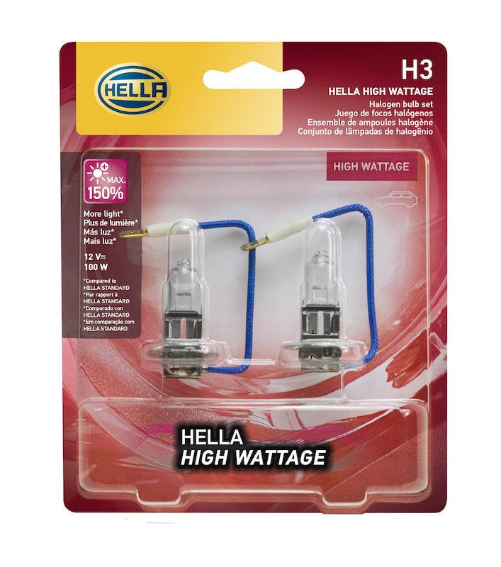 HELLA H3 100WTB High Wattage Series Halogen Light Bulb - greatparts