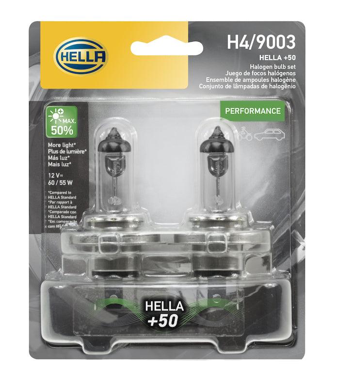 HELLA H4P50TB Performance Series Halogen Light Bulb - greatparts