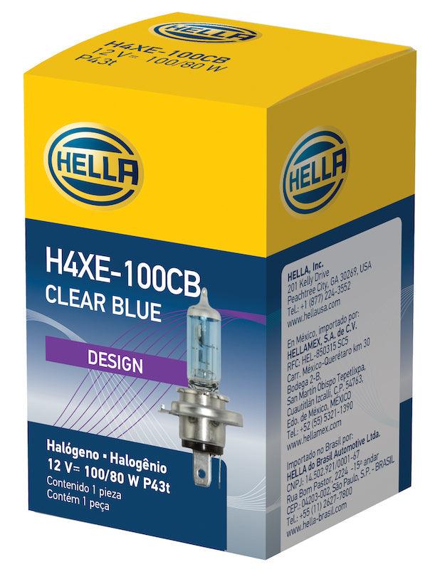 HELLA H4XE-100CB Design Series Halogen Light Bulb - greatparts