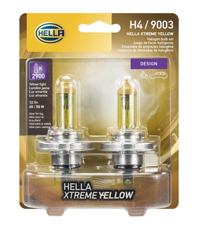 HELLA H4 YL Design Series Halogen Light Bulb - greatparts