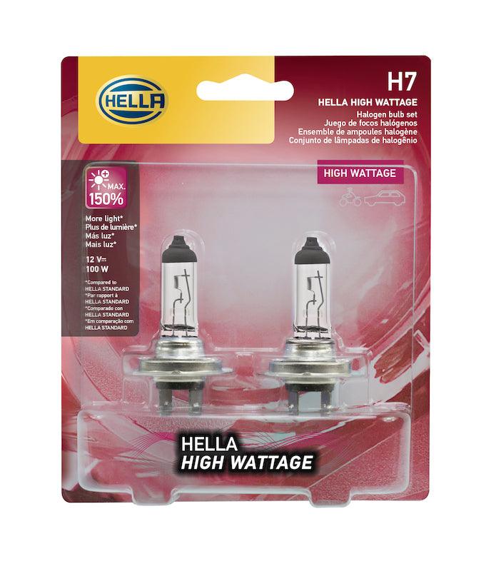 HELLA H7 100WTB High Wattage Series Halogen Light Bulb - greatparts