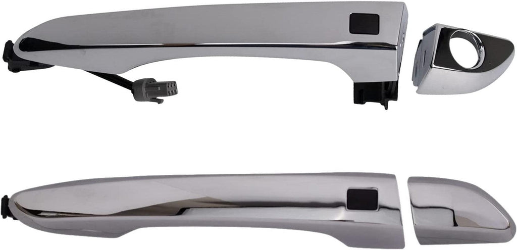 Left and Right Exterior Door Handle Set Compatible with 2015-2020 Hyundai Tucson