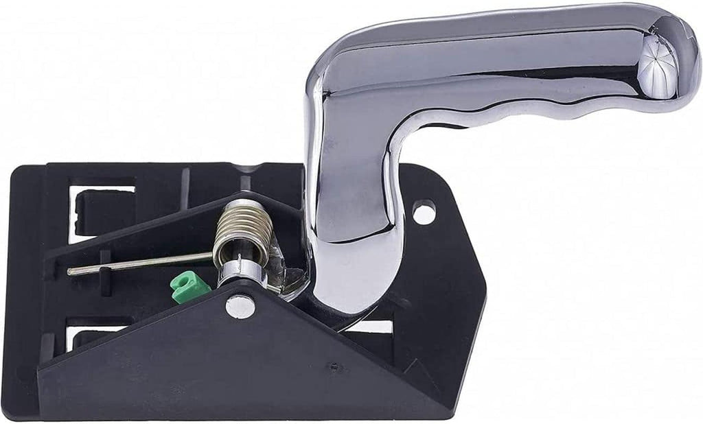 for GMC Sierra 1500 HD/2500 HD/3500 2001 02 03 04 05 2006 Interior Door Handle Driver Side | Front/Rear | Chrome | Plastic | Replacement for 15746473CH, 15760297CH