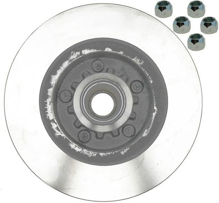 Silver 18A1351A Front Disc Brake Rotor and Hub Assembly