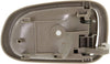 Aftermarket Front Interior Door Handle Compatible with 1993-1997 Toyota Corolla Beige Driver Side