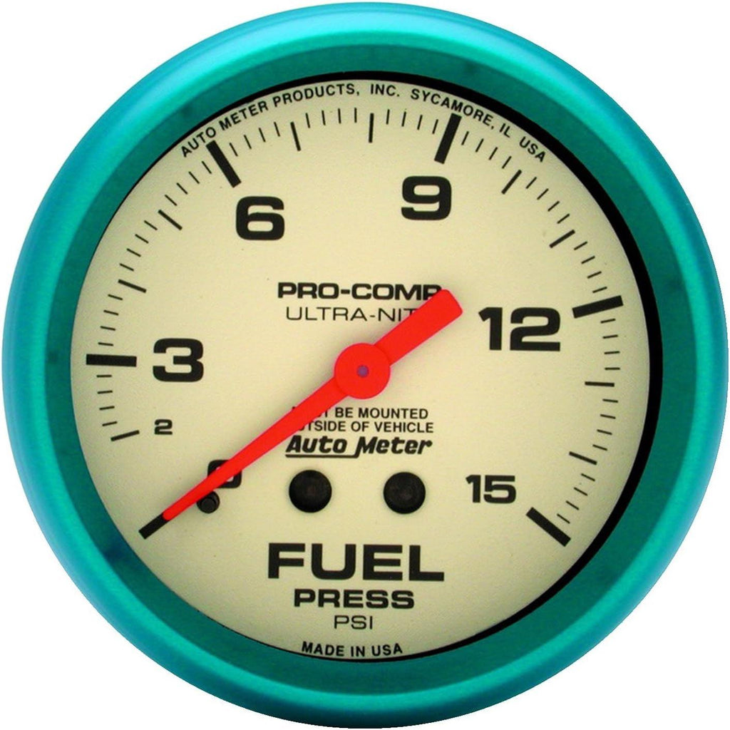 4511 Ultra-Nite Fuel Pressure Gauge, 2-5/8" (66.7Mm)