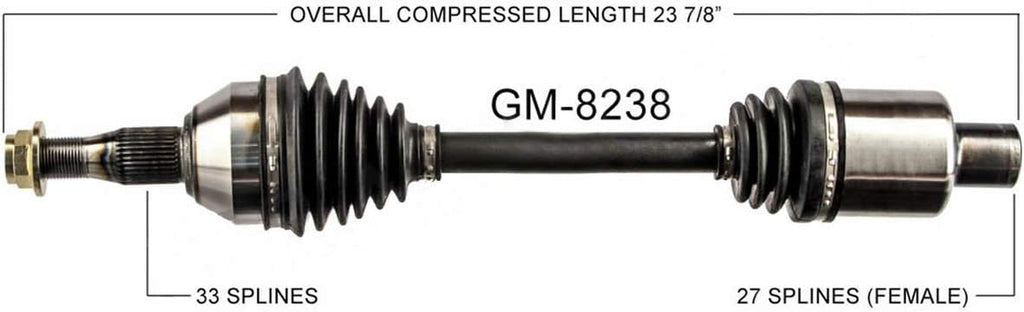 GM-8238 CV Axle