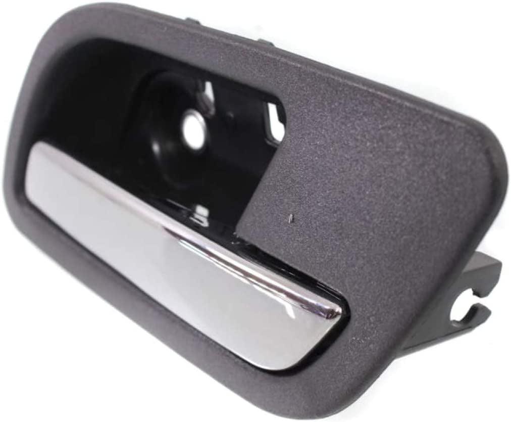 For Cadillac Escalade ESV Interior Door Handle Front or Rear, Passenger Side Black Bezel W/Chrome Lever 2007-2013 | Trim: Base | GM1353148 | 15920704