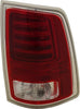 Tail Light Set of 2 Compatible with 2013-2018 Ram 1500, Fits 2014-2018 Ram 2500 Clear & Red Lens; Chrome Interior Driver and Passenger Side