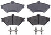 Silver 14D659MH Semi-Metallic Front Disc Brake Pad Set with Hardware