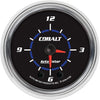 6185 Cobalt 2" Analog Illuminated Clock Gauge