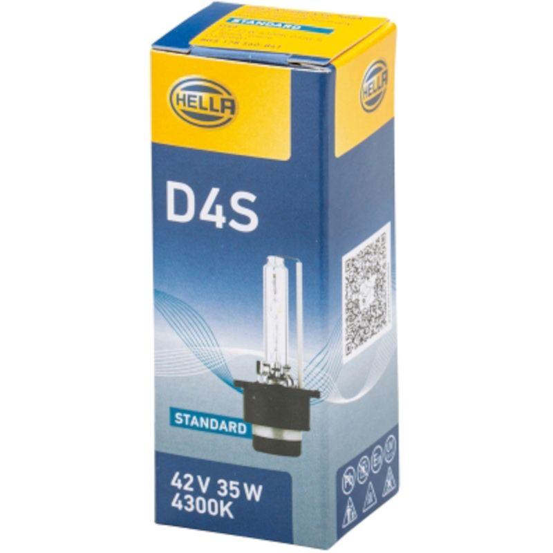 HELLA D4S 4300 K Standard Series Xenon Light Bulb - greatparts