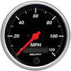 1480 Designer Black Electric Programmable Speedometer,3.375 In.