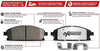 Z36-1565A Front Z36 Truck and Tow Brake Pads