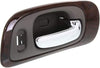 Compatible with Chrysler Concorde Interior Door Handle 1998-2004 Passenger Side Front Gray Bezel W/Chrome Lever | W/Door Lock Hole | Trim:All Submodels