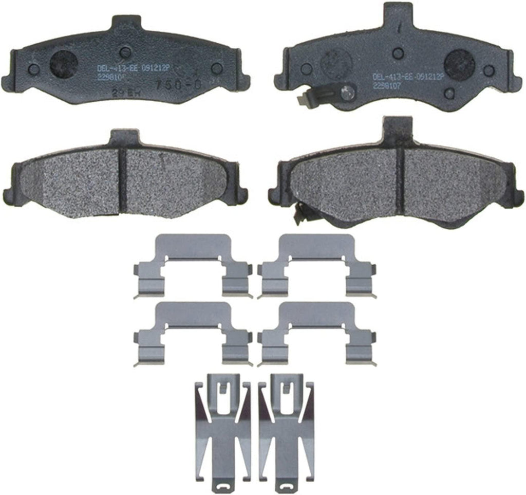 Gold 17D750MH Semi-Metallic Rear Disc Brake Pad Set