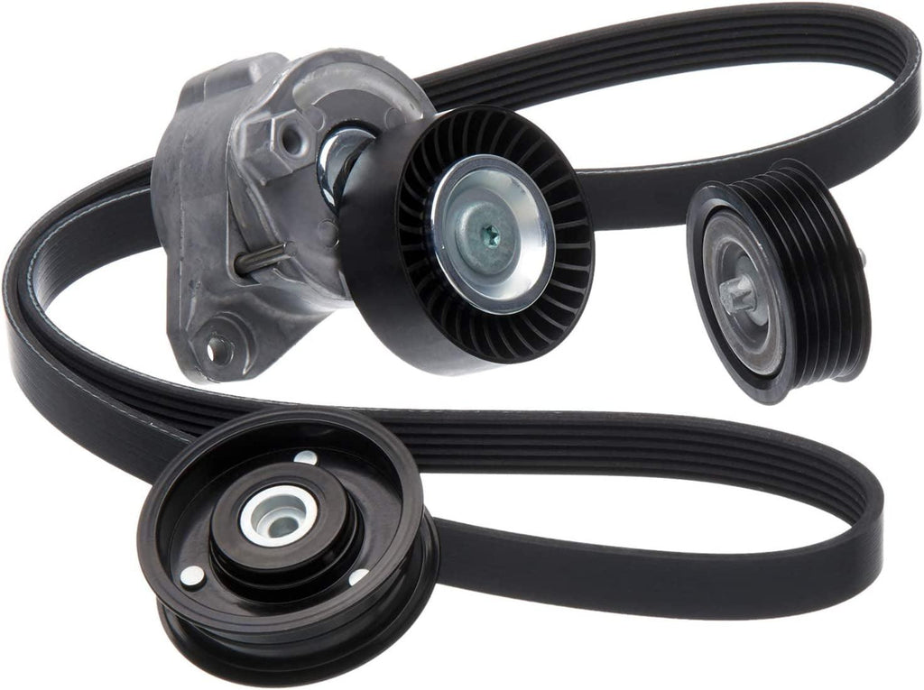 Professional ACK060947 Automatic Belt Tensioner and Pulley Kit with Tensioner, Pulleys, and Belt