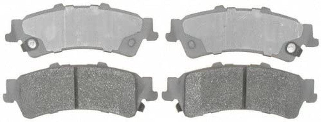 Silver 14D792M Semi-Metallic Rear Disc Brake Pad Set with Wear Sensor