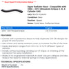 Upper Radiator Hose - Compatible with 2006 - 2012 Mitsubishi Eclipse 2.4L 4-Cylinder GAS 2007 2008 2009 2010 2011