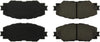 Centric C-Tek Ceramic Replacement Front Disc Brake Pad Set for Select Lexus, Pontiac, Scion and Toyota Model Years (103.12100)