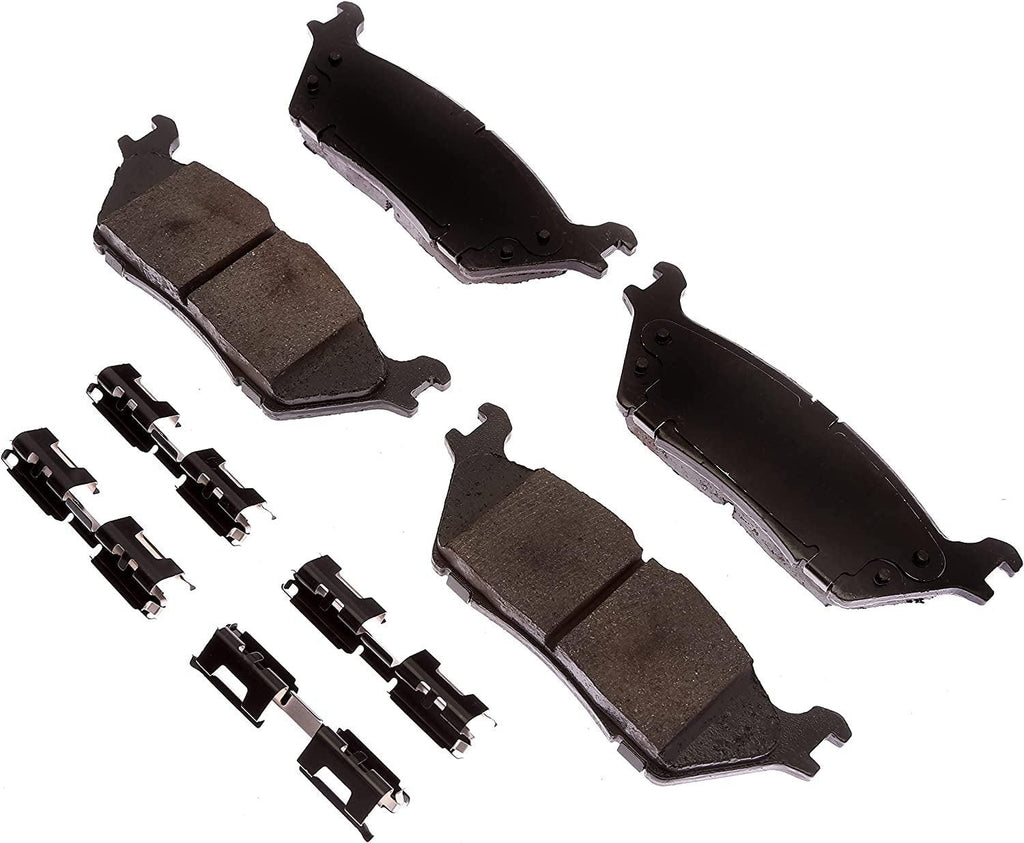 Gold 17D1790ACH Ceramic Rear Disc Brake Pad Set