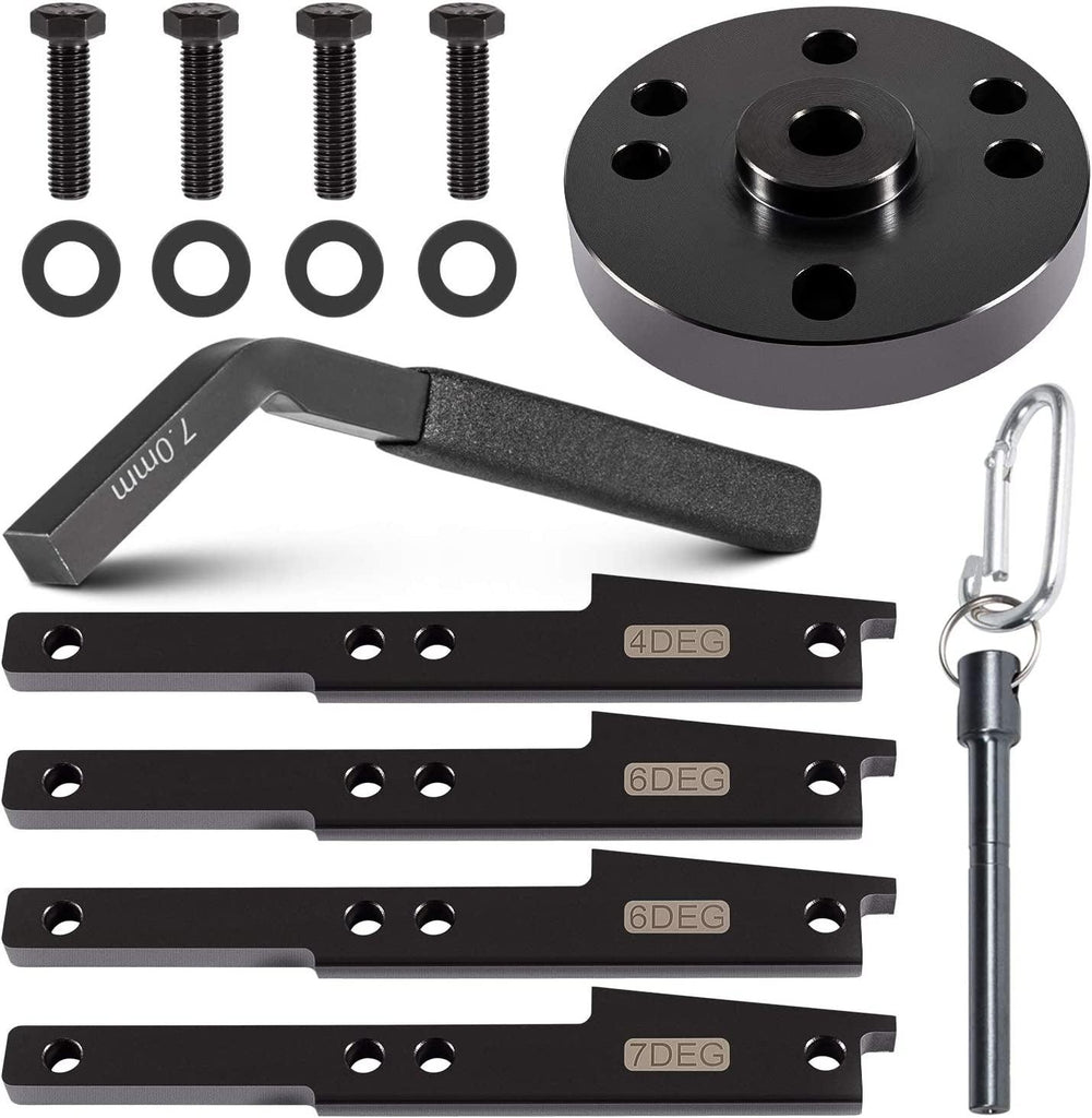 3163021 Cam Timing Tool Kit+3163530 Engine Brake Adjustment Tool 7MM for Cummins ISX Engine Heavy Duty Steel (15 PCS)