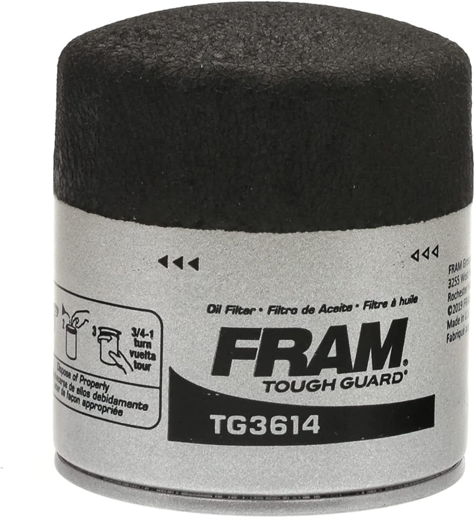 Tough Guard Replacement Oil Filter TG3614, Designed for Interval Full-Flow Changes Lasting up to 15K Miles