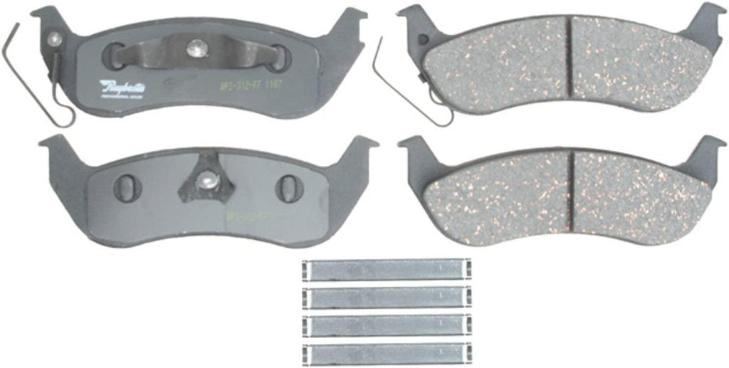 Silver 14D932CH Ceramic Rear Disc Brake Pad Set