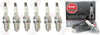 NGK "V-POWER" Spark Plugs (Set of 6) 1992-2001 for Nissan Maxima 3.0L V6