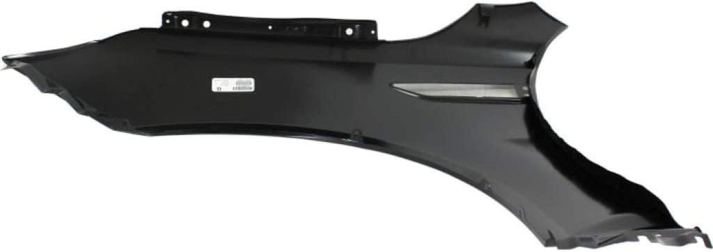 For Kia Optima 2011 12 13 14 15 2016 Front Fender Passenger Side | with Side Molding Holes | Replacement for 663212T000, KI1241134 | Trim : All Submodels