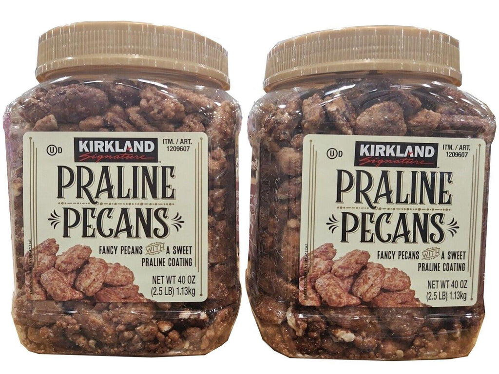 2 Packs Kirkland Signature Praline Pecans - 40Oz Each