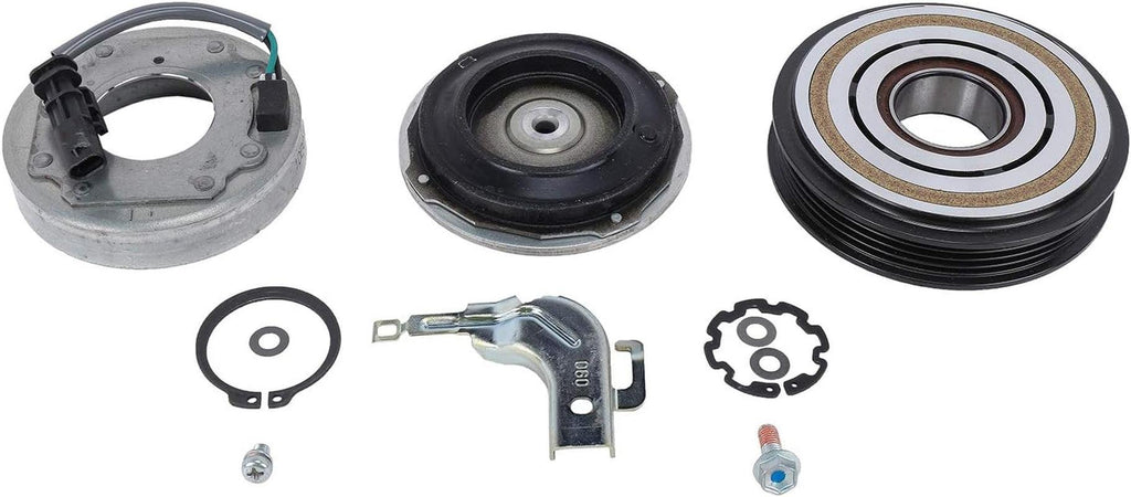 GM Genuine Parts 15-40592 Air Conditioning Compressor Clutch Kit with Clutch, Coil, Pulley, Shims, Rings, Bracket, and Bolt