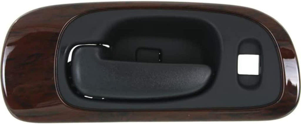 For Chryslr Concorde Interior Door Handle Front, Driver Side Black (1998-2004) | with Door Lock Hole| Trim:All Submodels