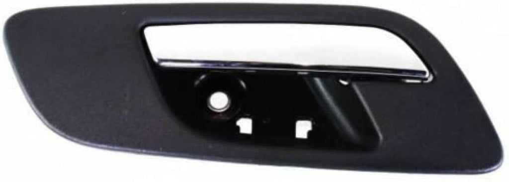 for Chevy Tahoe Interior Door Handle Front Driver Side Black Bezel with Chrome Lever 2007-2014 | Trim:All Submodels