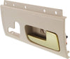 Interior Door Handle Compatible with 2003-2011 Lincoln Town Car Front, Passenger Side Beige Bezel with Chrome/Gold Lever