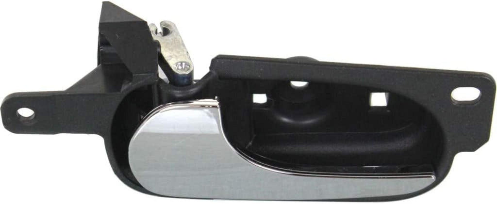 for Buick Lucerne Interior Door Handle Rear, Driver Side Black Bezel with Chrome Lever (2006-2011) | Trim:All Submodels | GM1552118 | 10376564