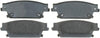 Gold 17D1020C Ceramic Rear Disc Brake Pad Set