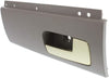 For Lincoln Town Car Interior Door Handle Rear, Passenger Side Gray Bezel with Chrome/Gold Lever (2003-2011) | Trim:All Submodels