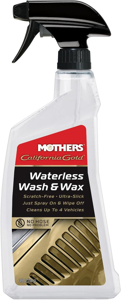 Mothers 05644 California Gold Waterless Wash and Wax, 24 Fl. Oz.