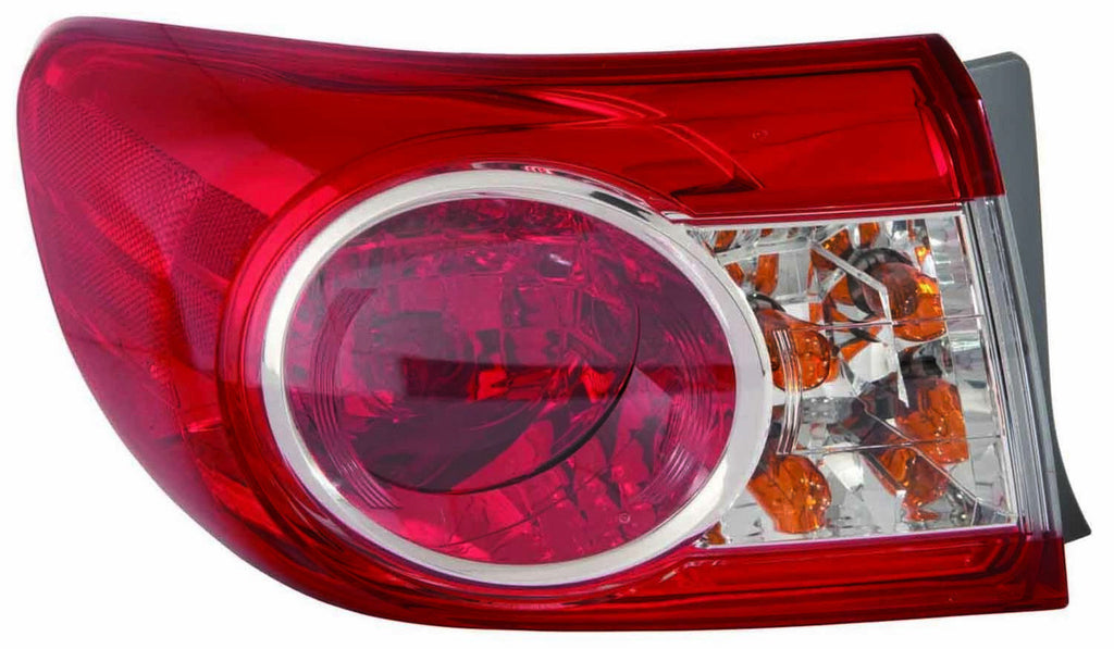 Depo Tail Light Assembly for 11-13 Corolla 312-19A8L-AS