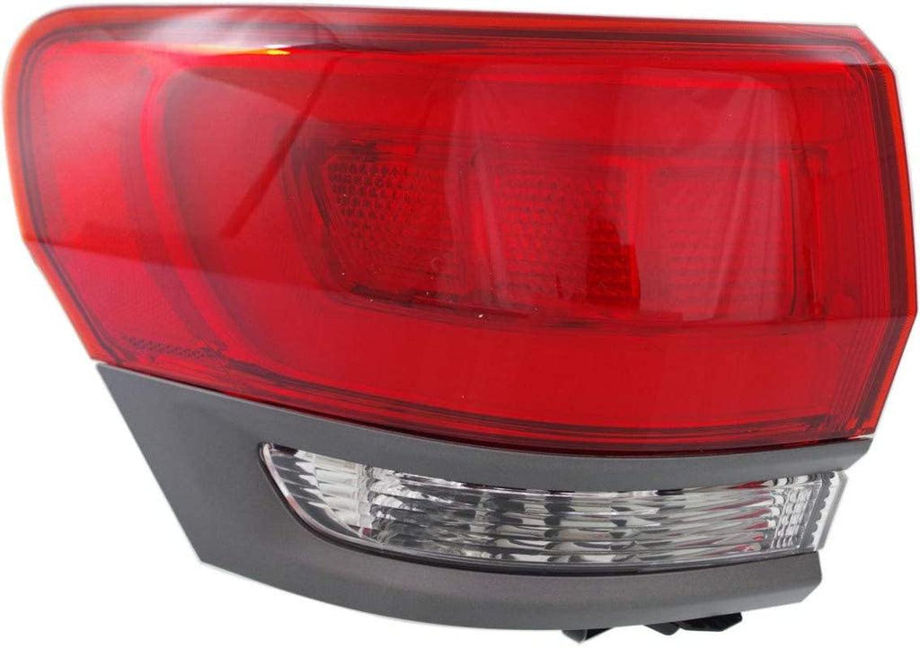 Karparts360 for Jeep Grand-Cherokee 2014-2021 Tail Light Assembly Driver Side | Outer | Laredo Limited Overland Summit on Body | W/Gray Trim | CH2804110 | 68236105AC