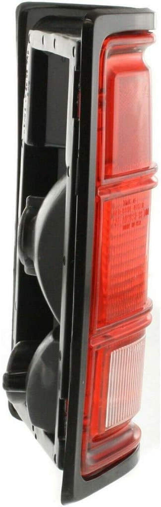 Compatible with Dodge W150/W250/W350/D150/D250/D350/Ramcharger Tail Light Assembly 1988 89 90 91 92 1993 Passenger Side W/Black Trim CH2801114 | 55054788