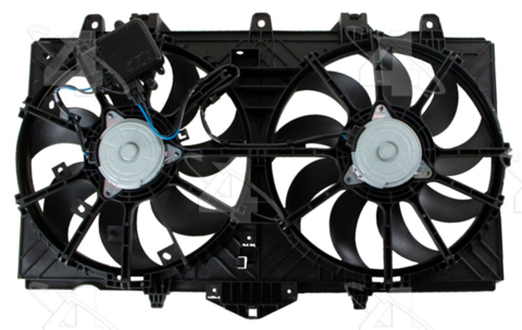 Four Seasons Dual Radiator and Condenser Fan Assembly for 14-17 Q50 76398